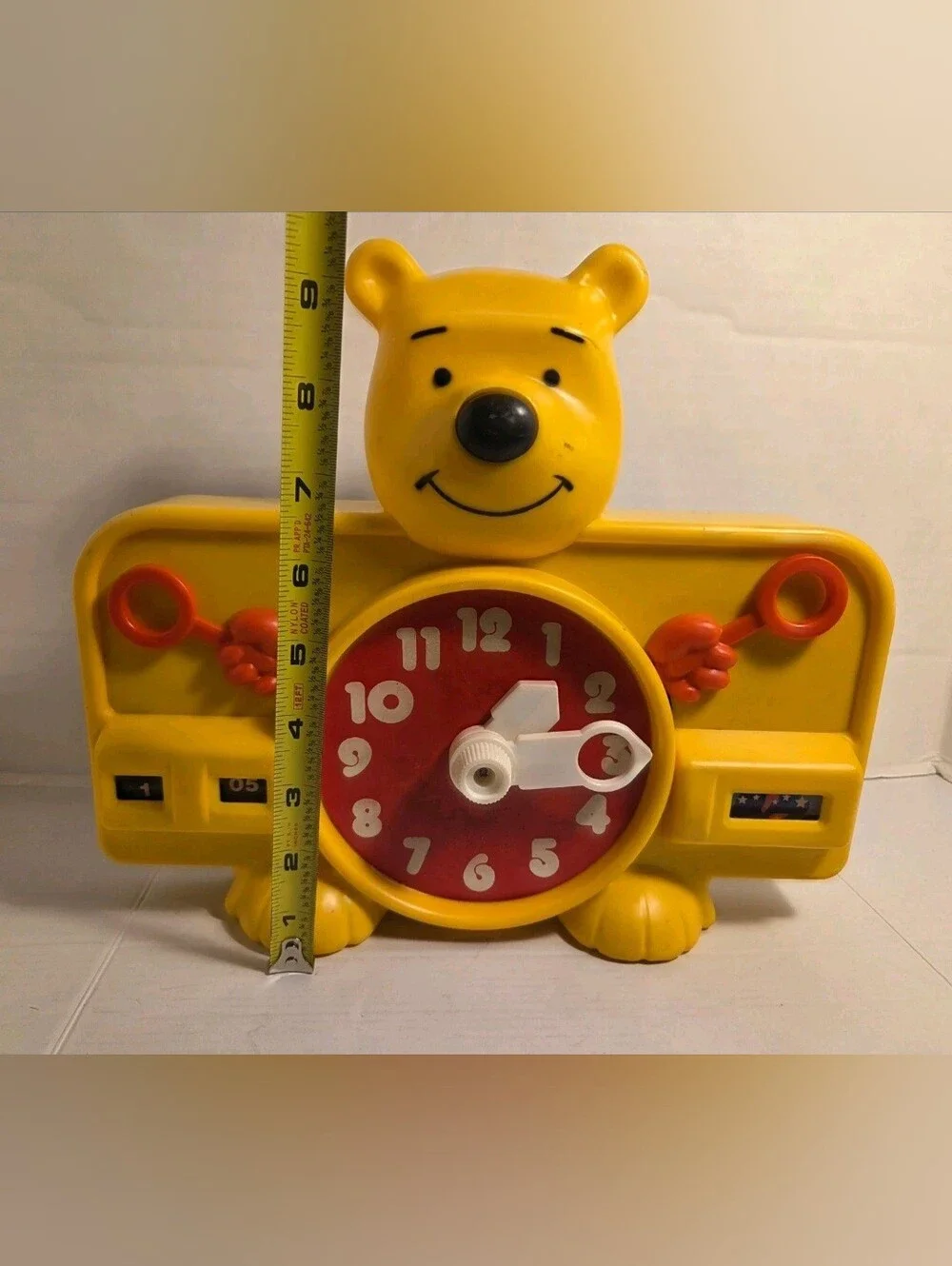 Vintage Sears Winnie the Pooh Animal Time Animated Bear Clock